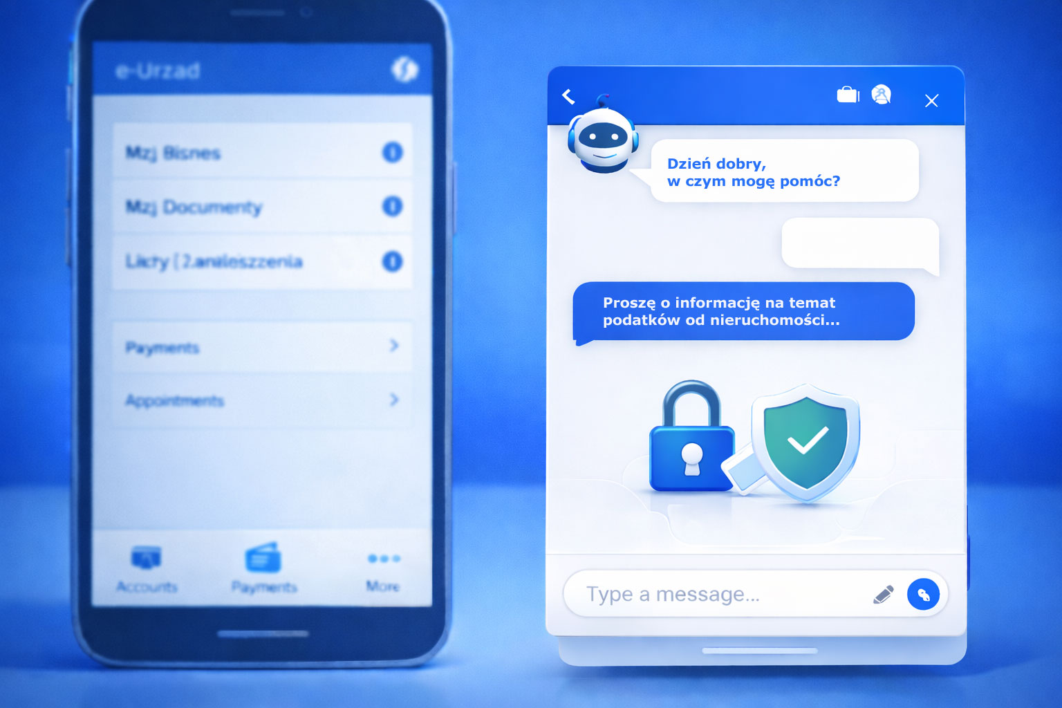 eUrzednik - interfejs chatbota i edytor flow